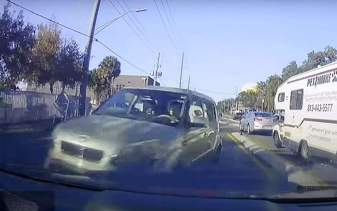 Лихач на дороге: в этот раз ему повезло