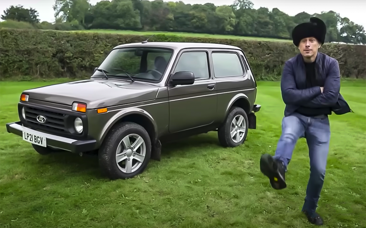 Британец за рулем Нивы в первый раз – вот его реакция (видео)