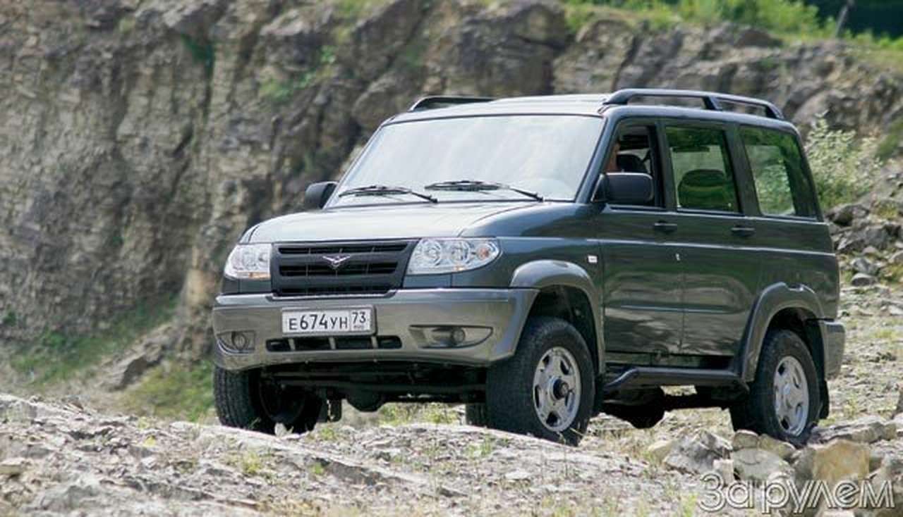 UAZ-Patriot. На скате каменных стремнин
