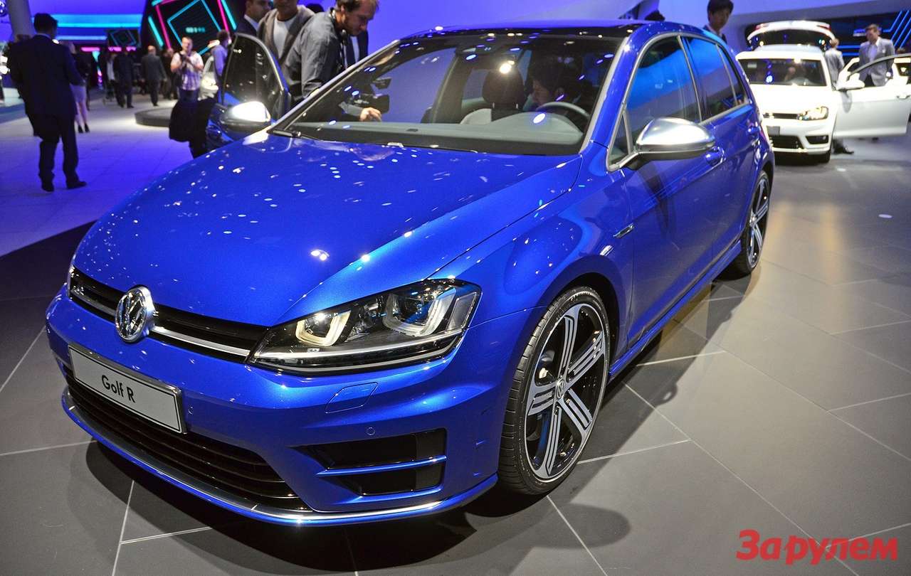 Во Франкфурт громко заехал новый быстрейший VW Golf – R