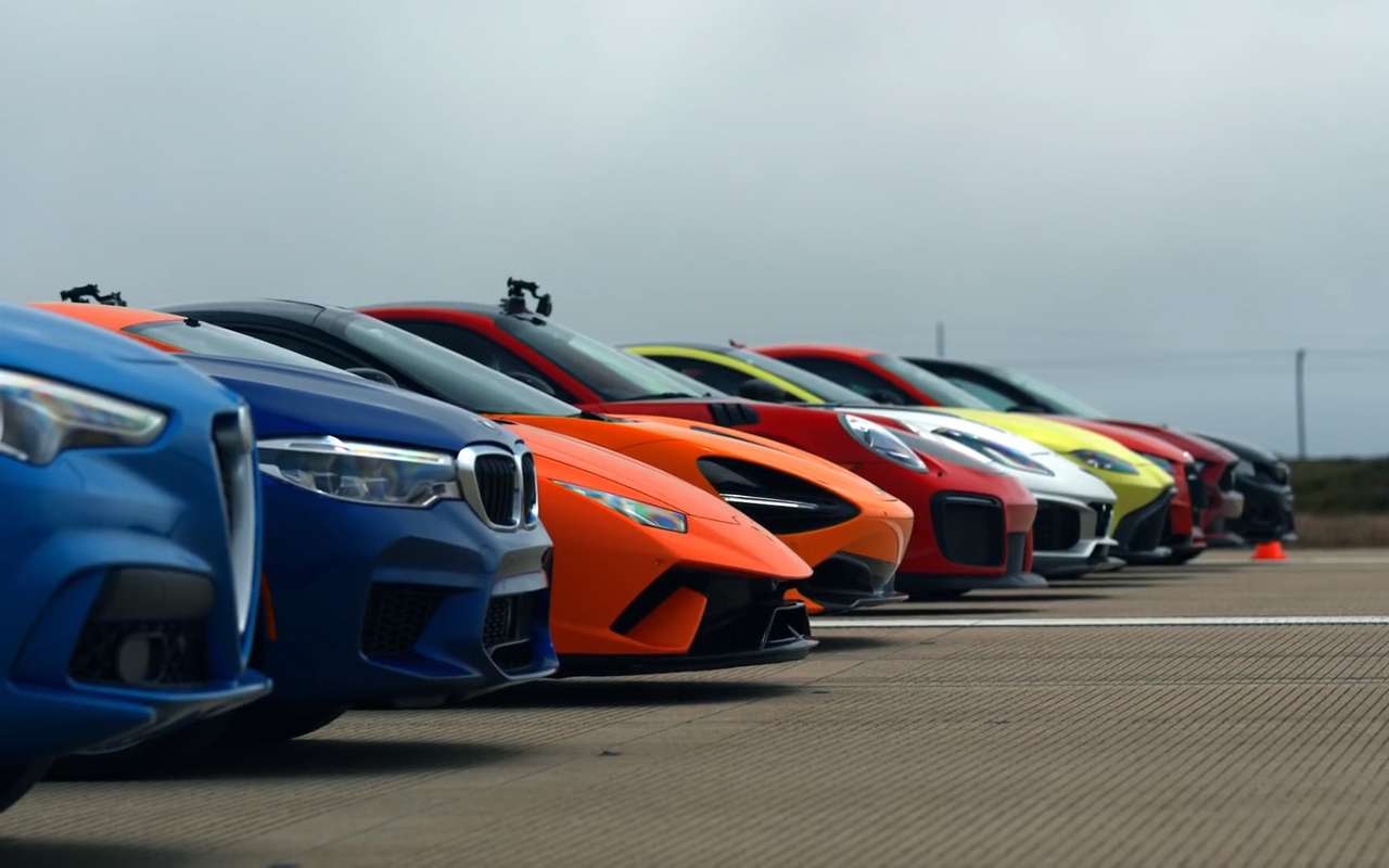 «Величайшая гонка в истории»: 11 суперкаров и один кроссовер