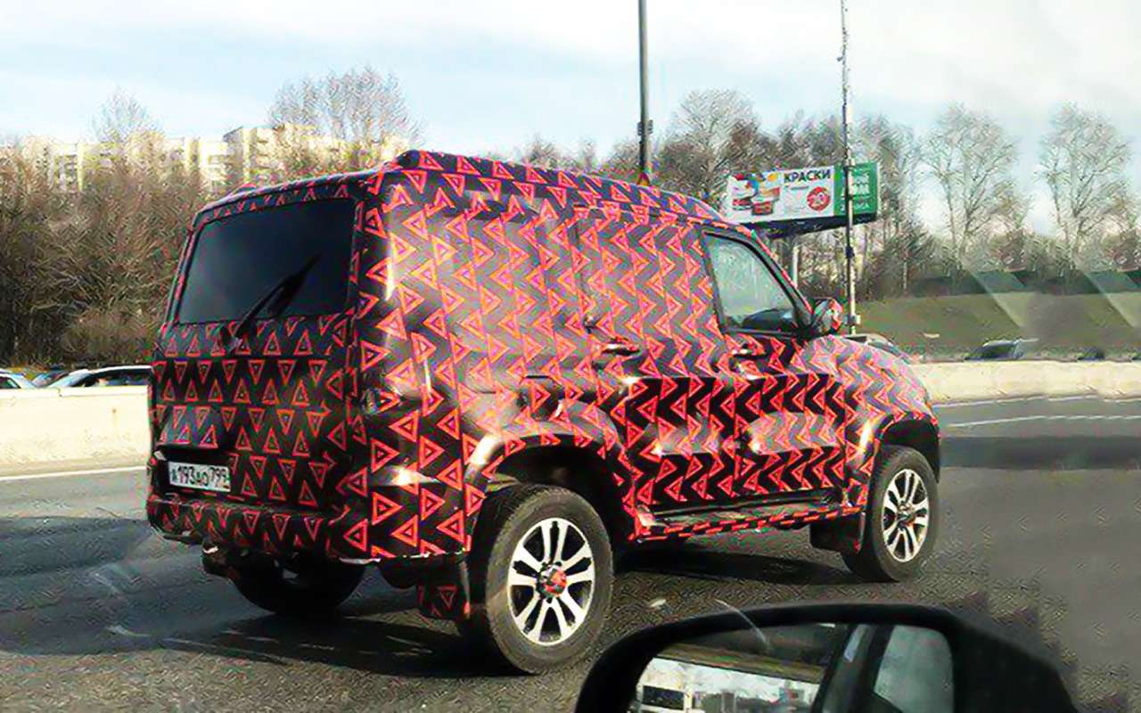 Загадочный УАЗ Патриот в камуфляже. Испытания новой модели?