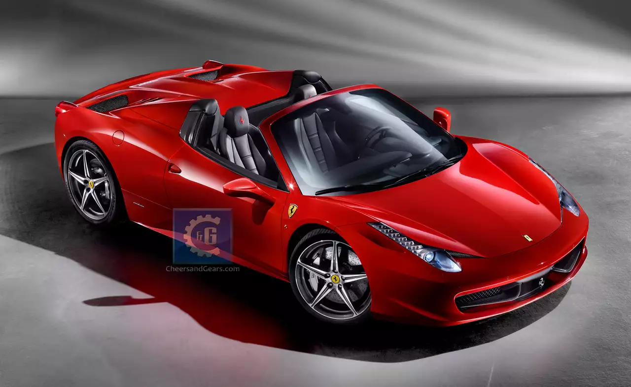 Первые фото Ferrari 458 Italia Spider оказались в сети
