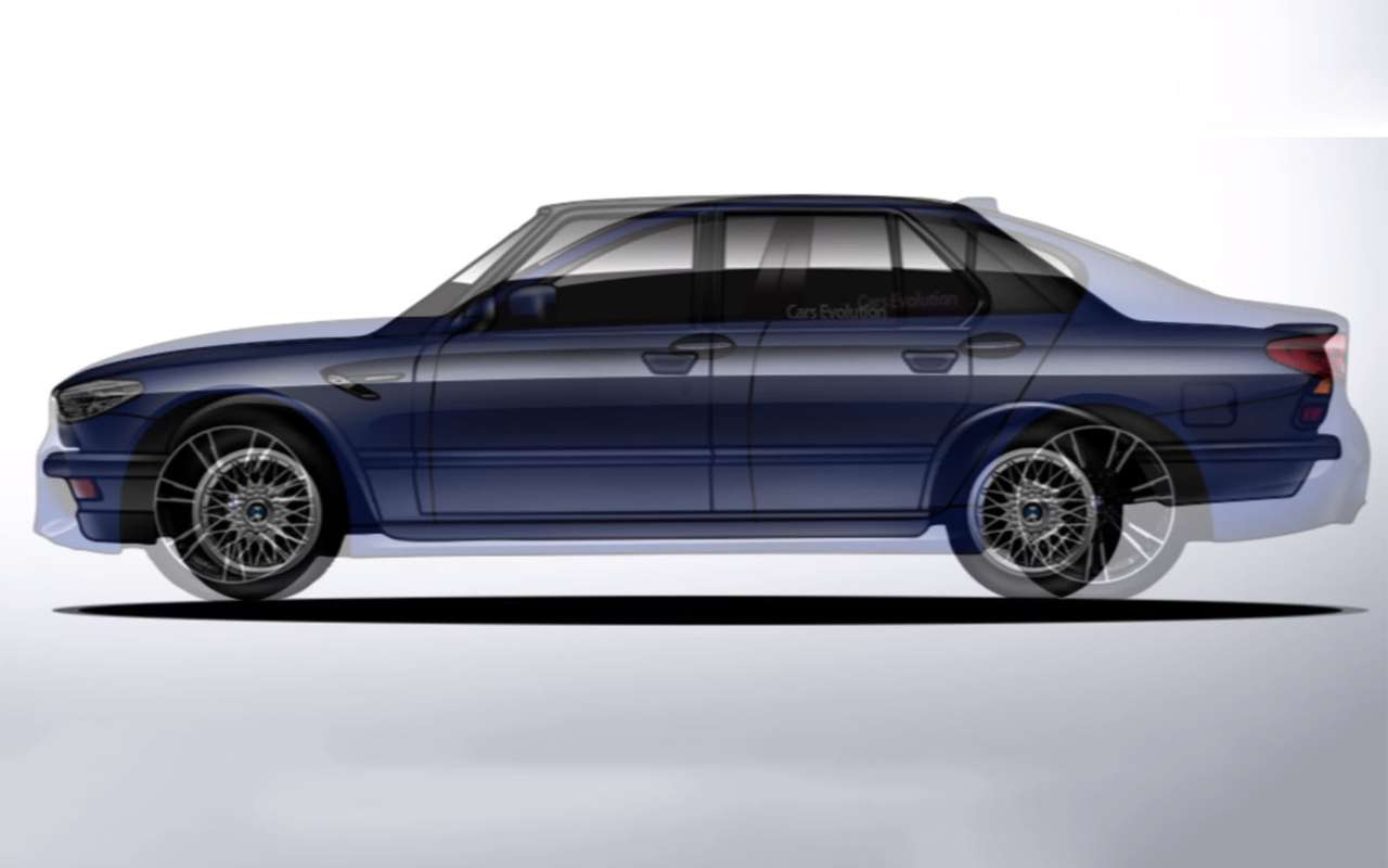 Эволюция BMW M5 за 4 минуты видео