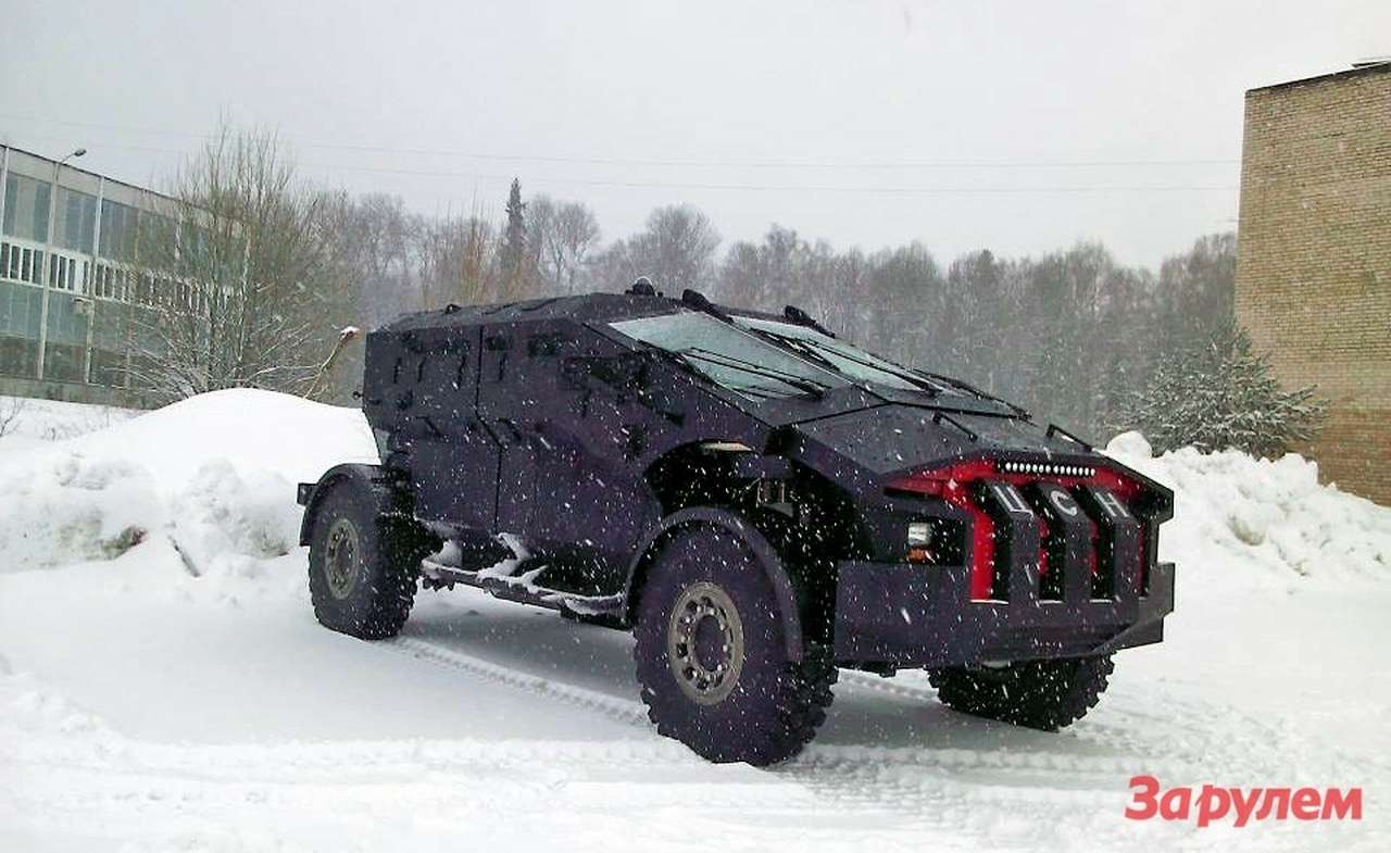 КАМАЗ испытывает новый бронеавтомобиль
