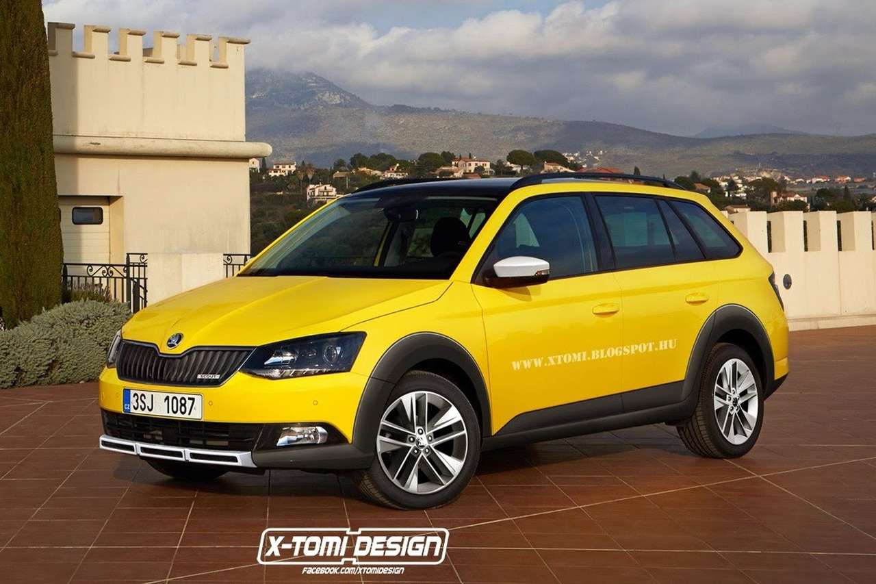 Skoda Fabia виртуально примерила вседорожный обвес Scout