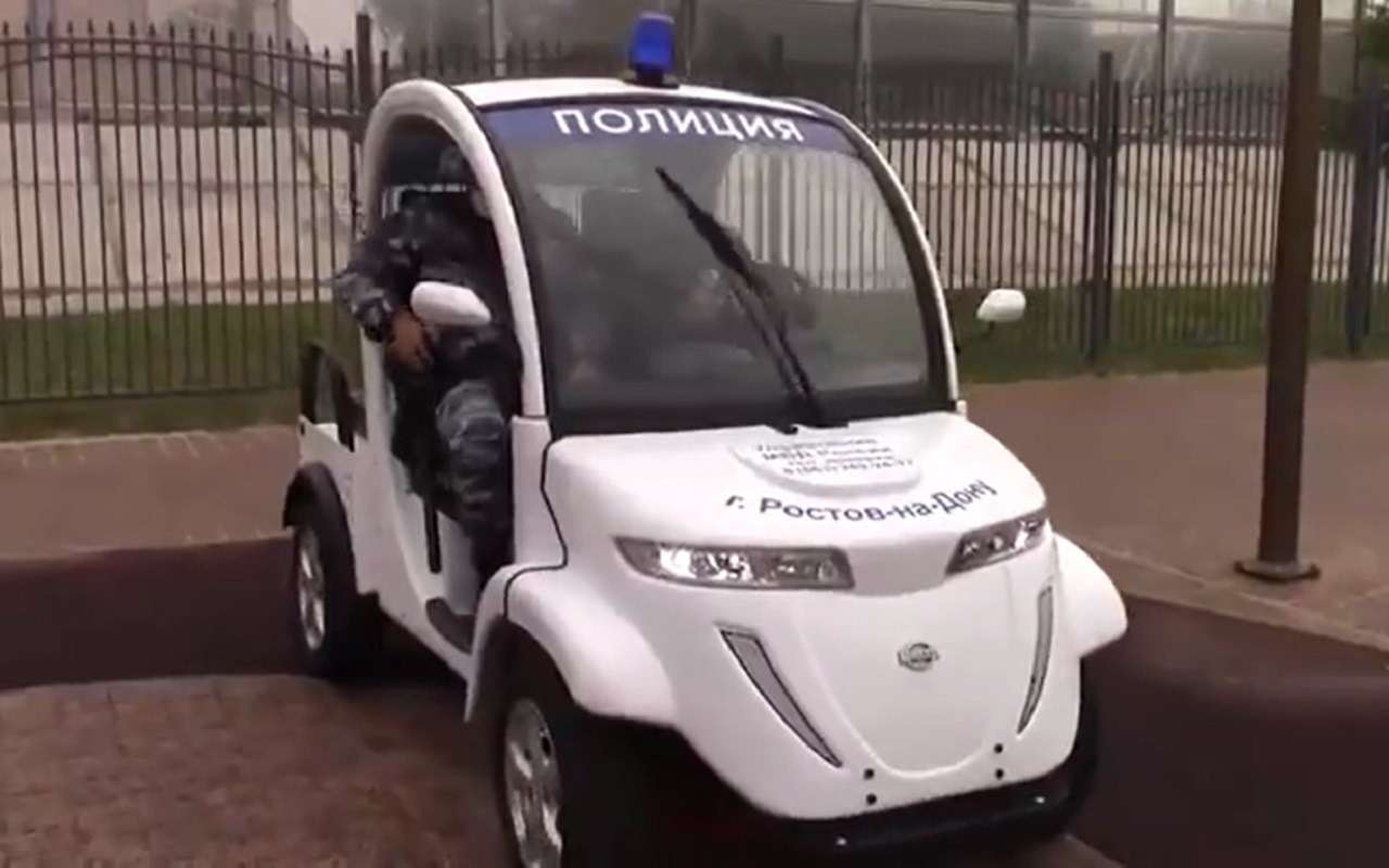 Полиция получила электрокары с максимальной скоростью 30 км/ч