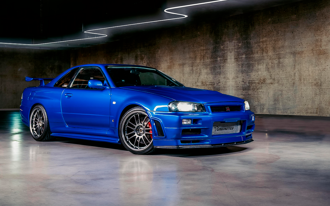 Nissan Skyline r34 gt r Форсаж