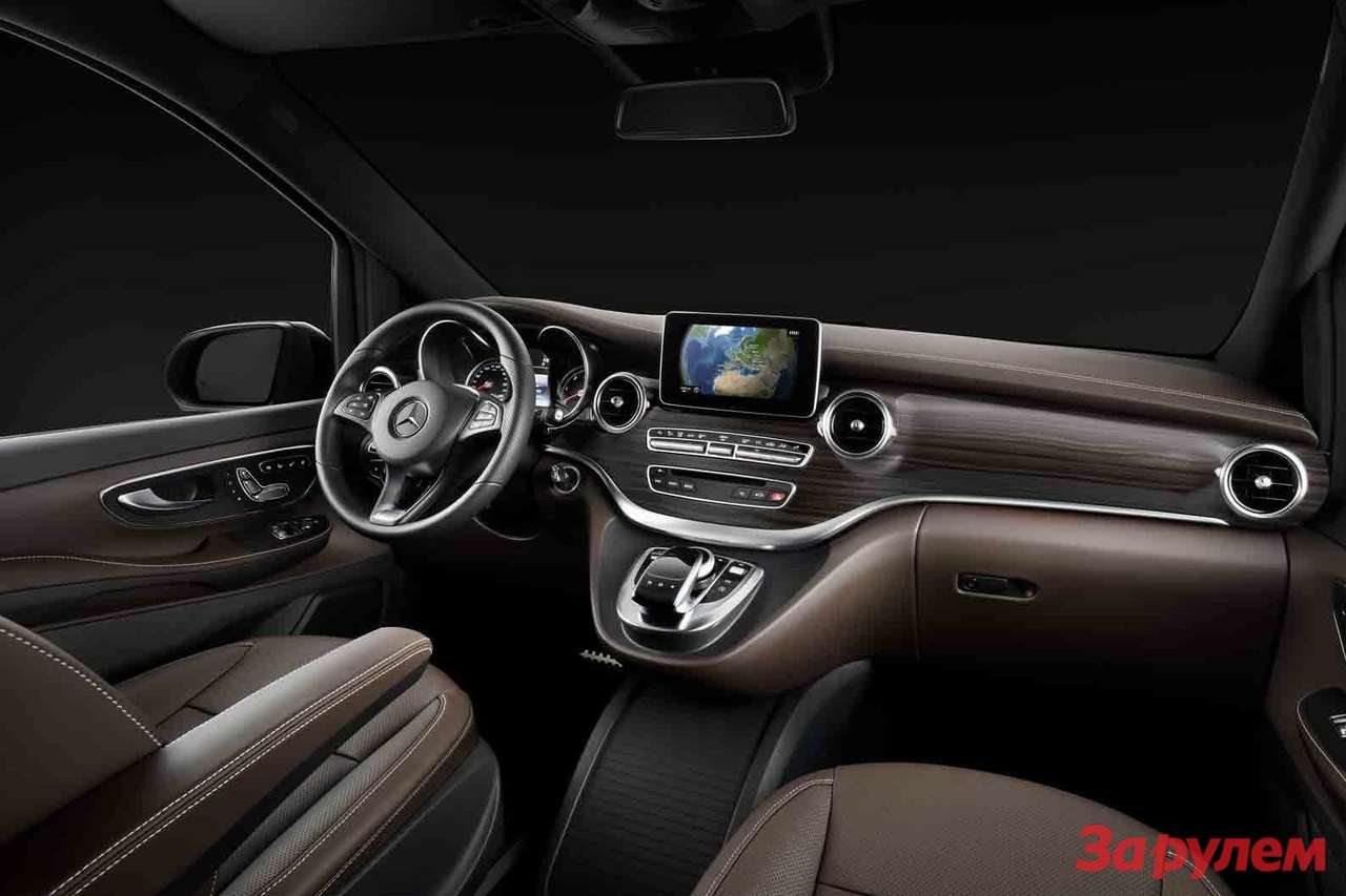 Mercedes показал роскошный интерьер преемника Viano