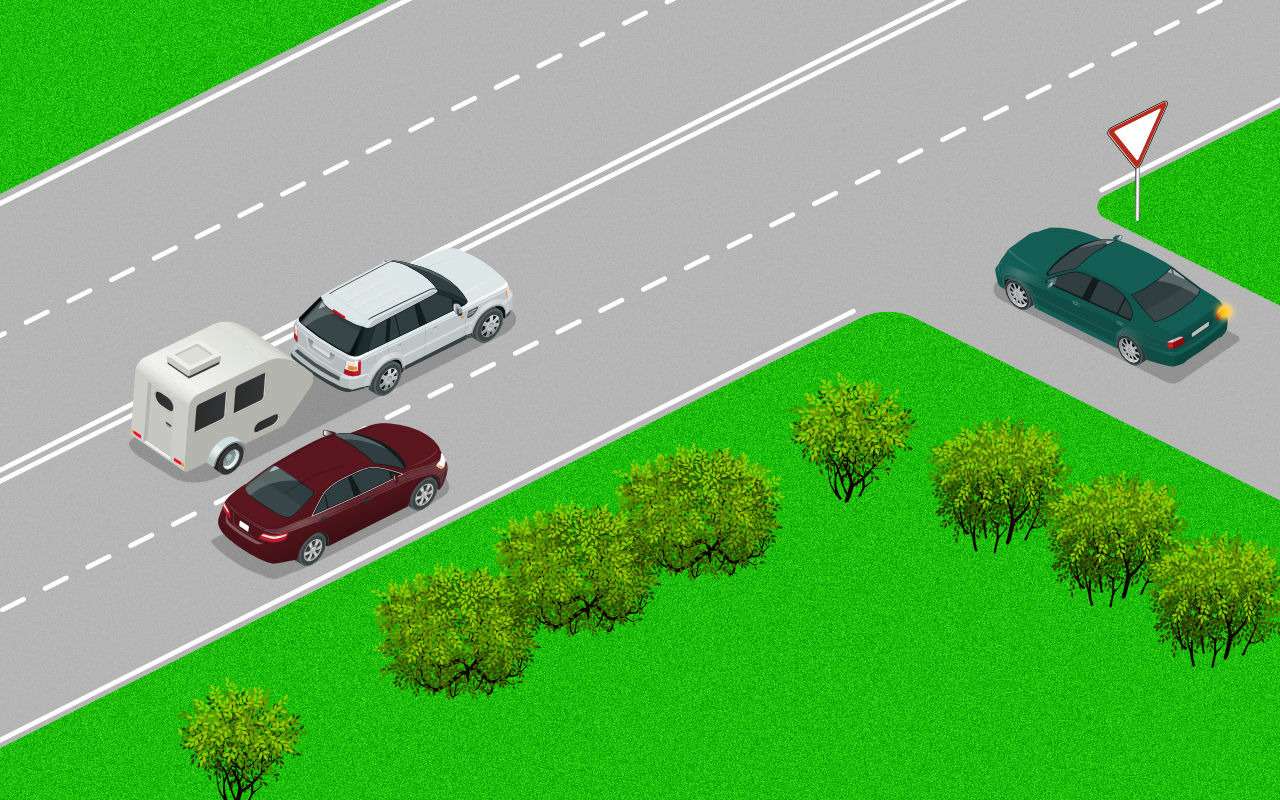 Обгоняем тихохода справа - простой тест на водительский опыт