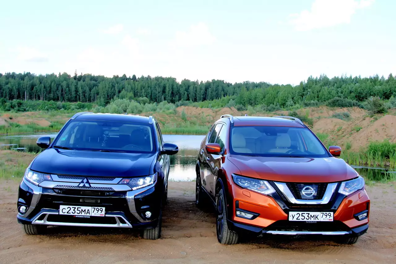Nissan X-Trail и Mitsubishi Outlander — кендо на вариаторах