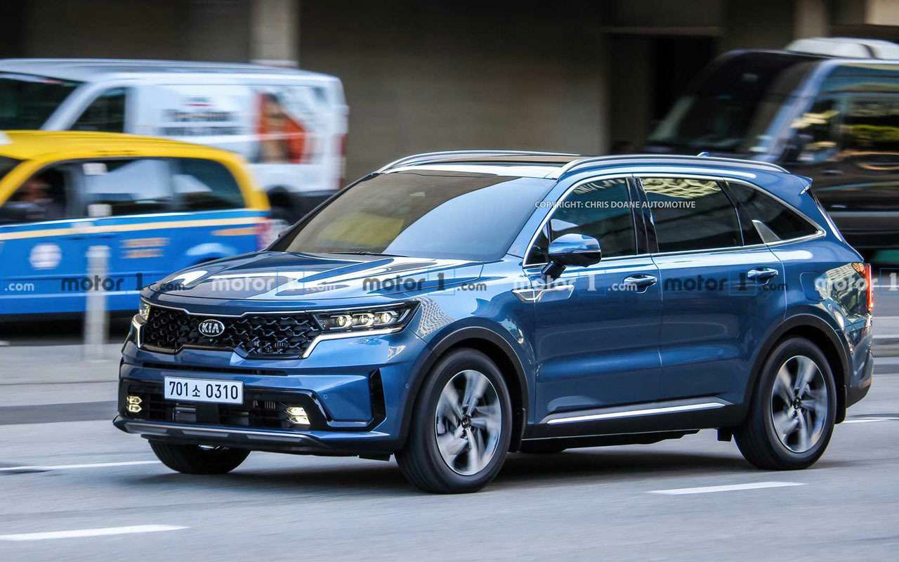 Новый Kia Sorento — первые детальные фото