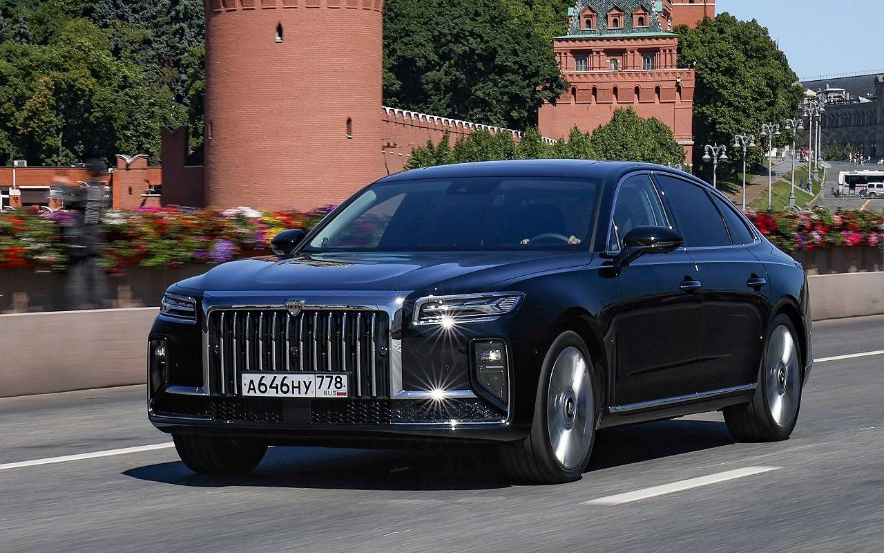 Полный привод, пневма, мотор V6 — первый тест седана Сенат 900