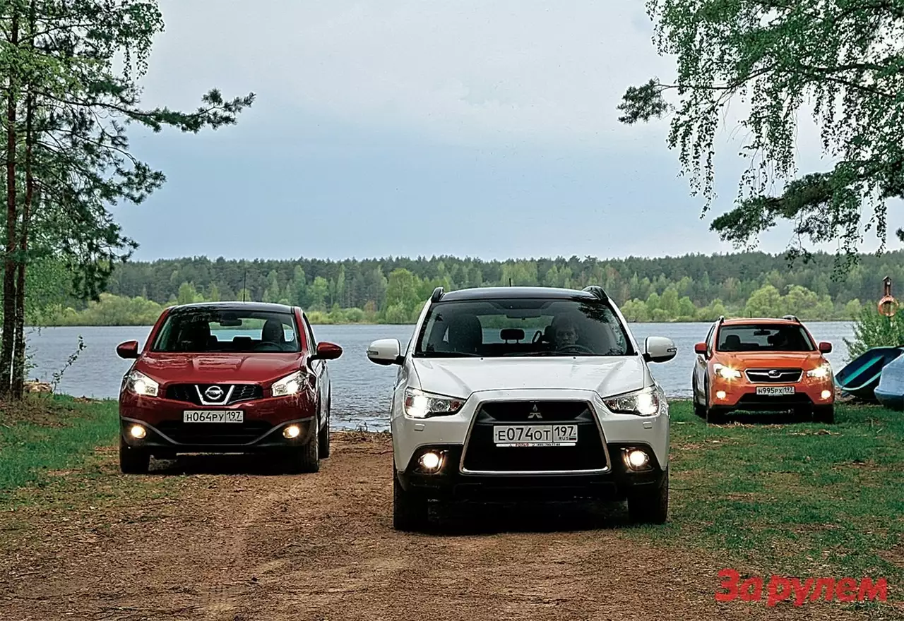 Mitsubishi ASX, Subaru XV, Nissan Qashqai