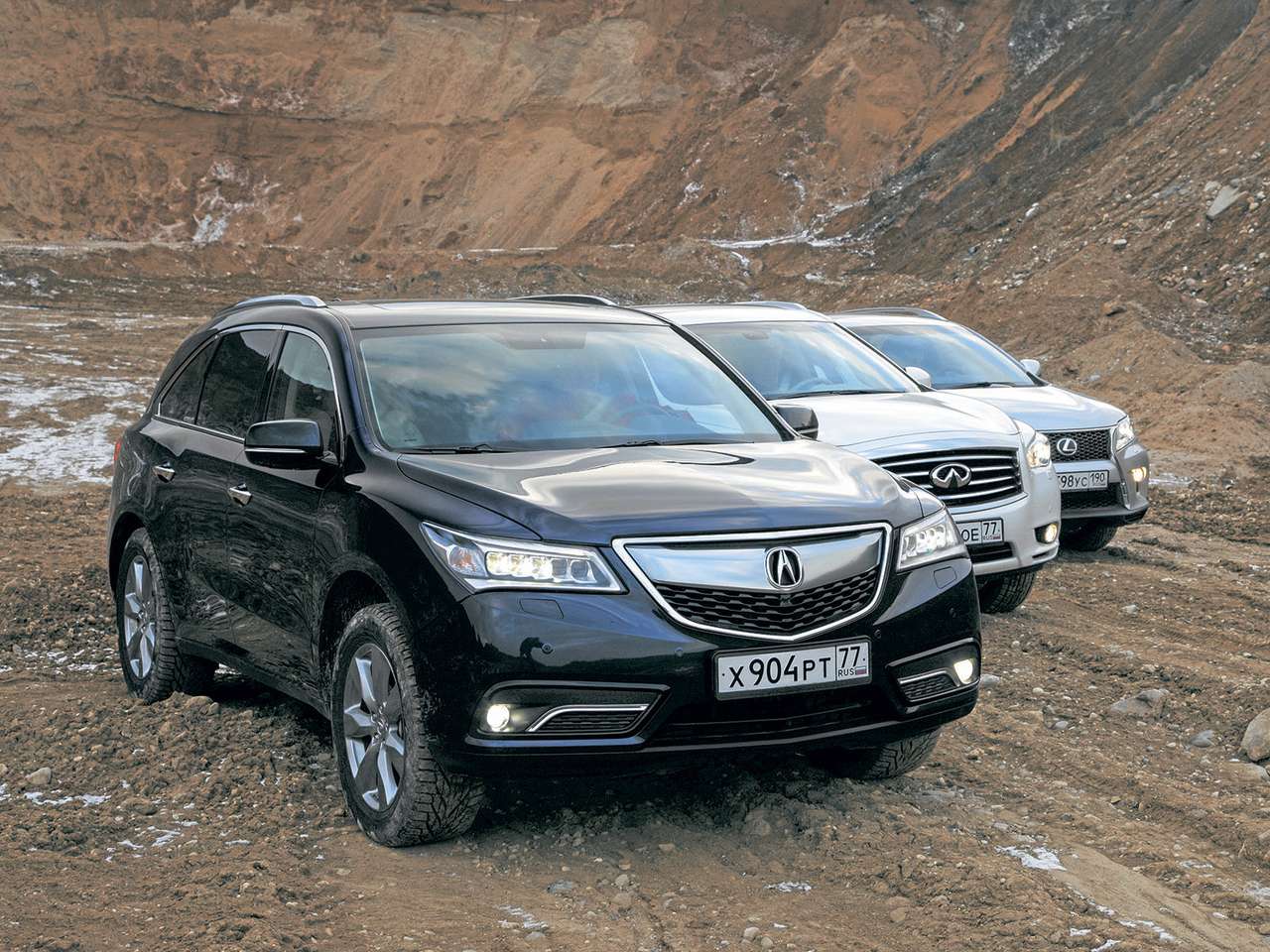 Acura MDX, Infiniti JX, Lexus RX 350: три «икса» 
