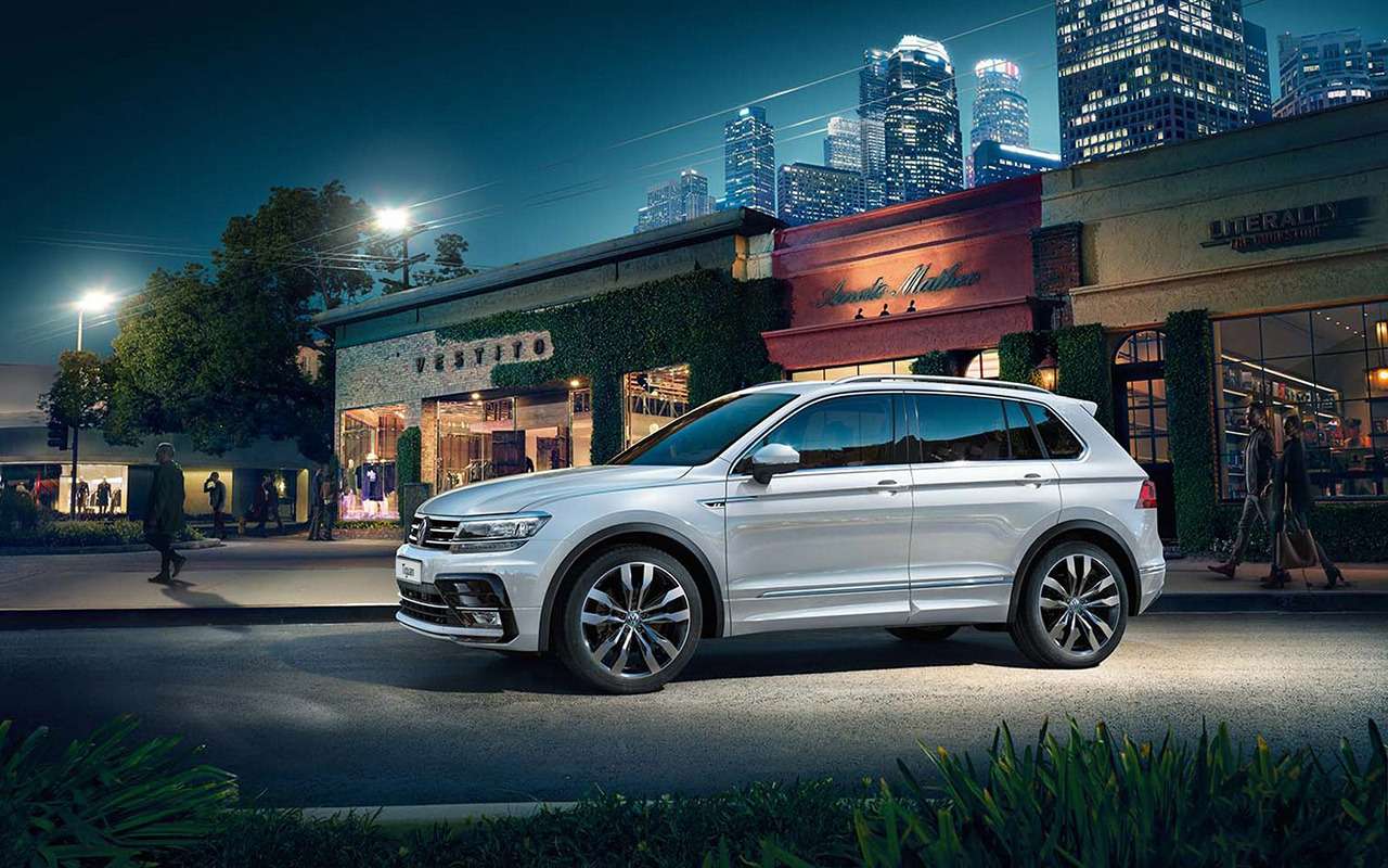 Volkswagen Tiguan в горах