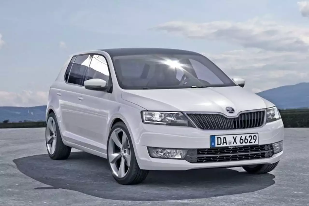 Новая Skoda Fabia - первые изображения 