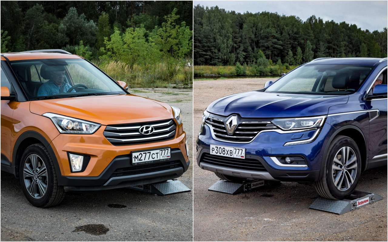 Hyundai Creta или Renault Koleos: чей полный привод круче? Часть 1