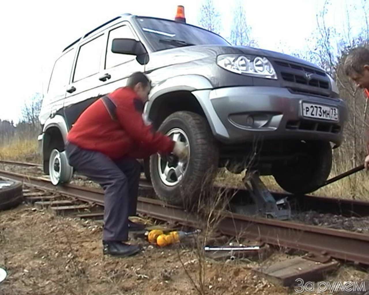 Наш «Патриот» отправляется с запасного пути, нумерация – с передних колёс (ВИДЕО)