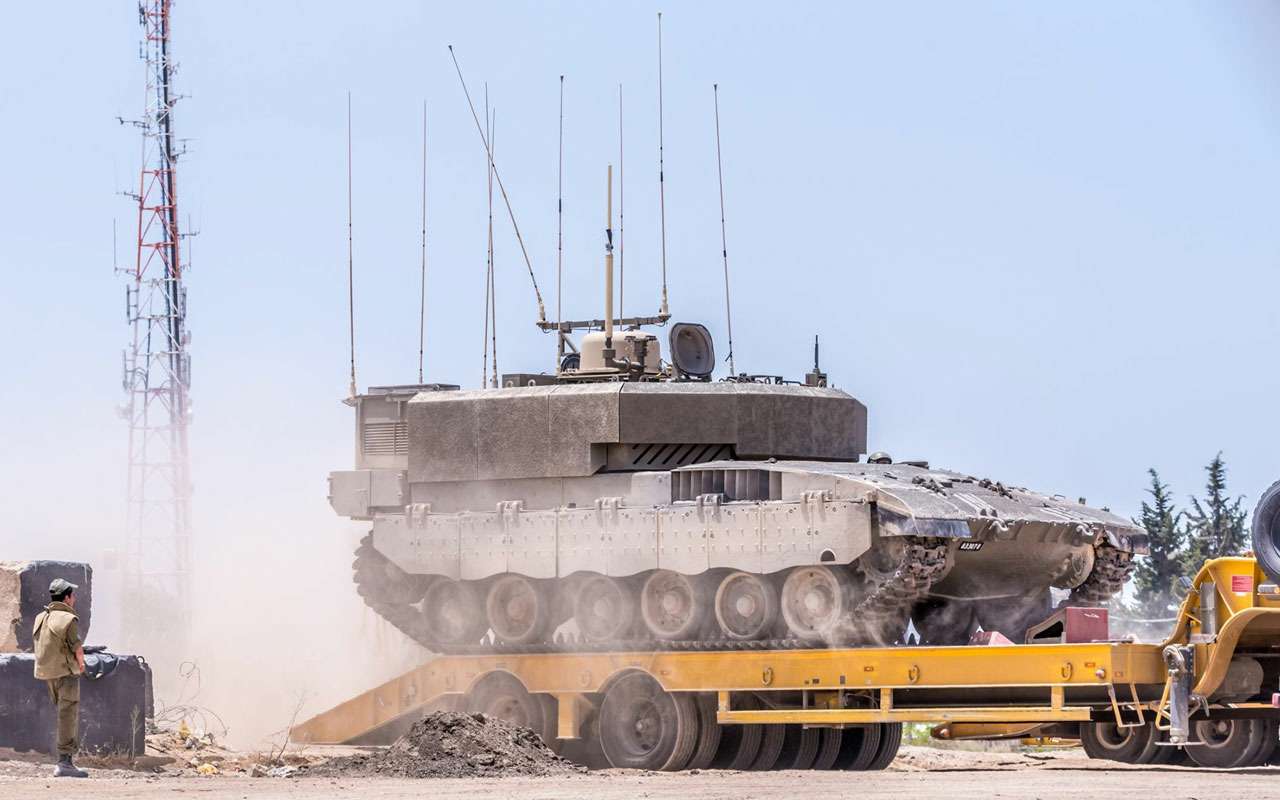 Ofek – израильский танк со странной башней