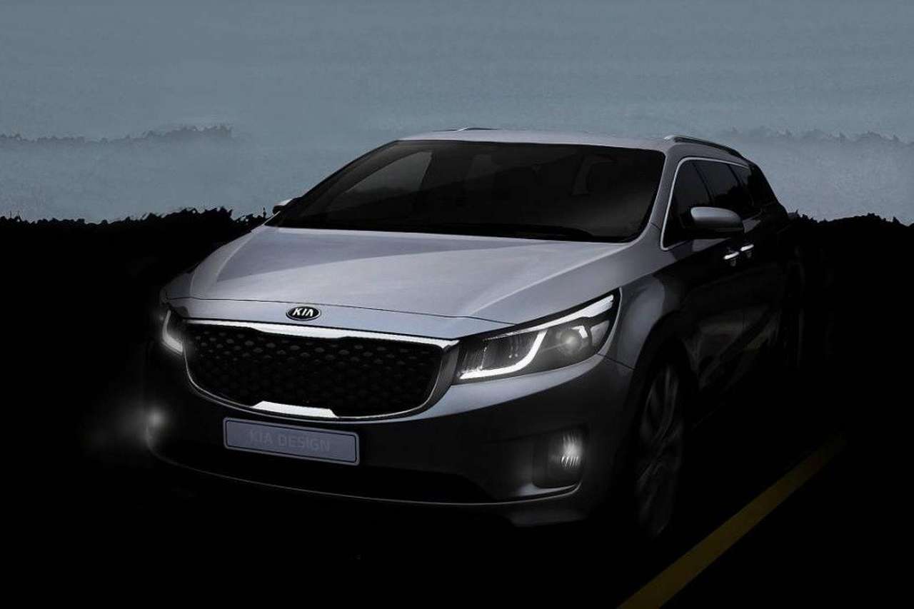 Kia покажет новый минивэн Carnival в Нью-Йорке