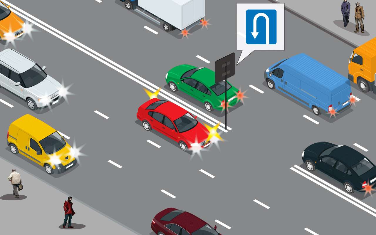 Откуда прилетит — со встречки или сзади? Школа опытных водителей