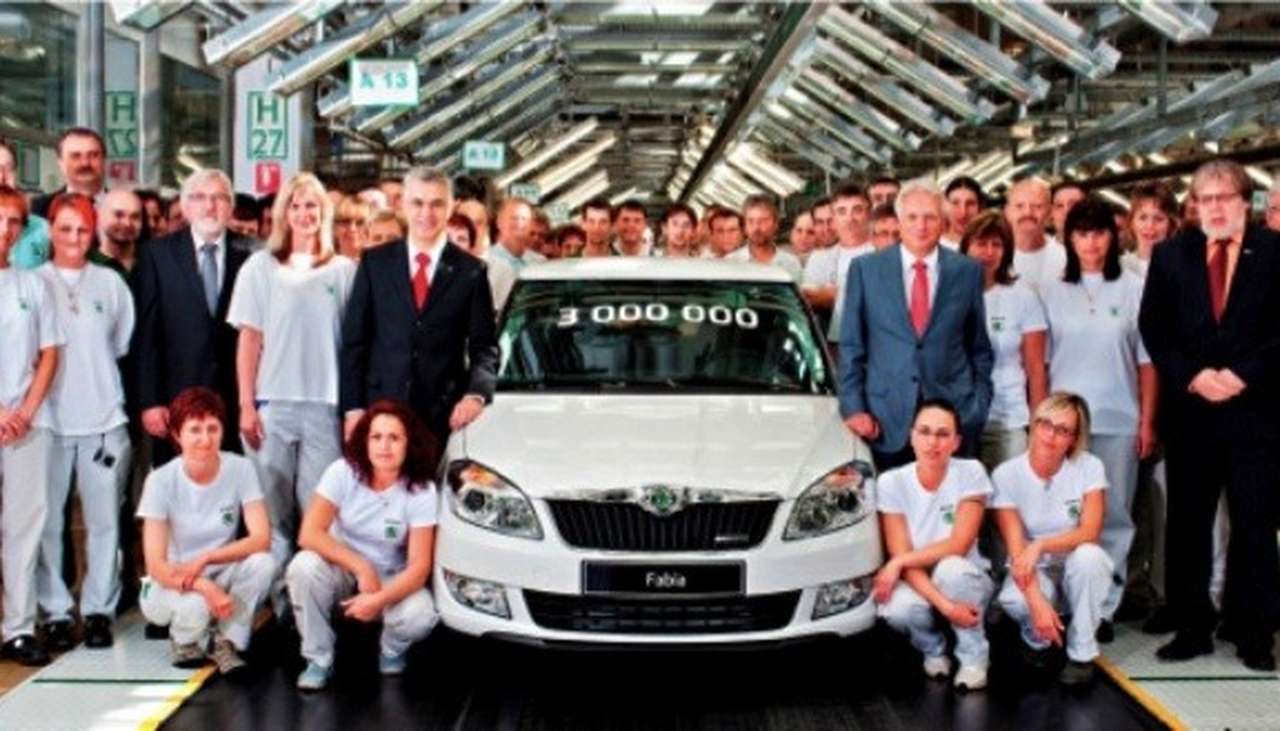 Skoda выпустила три миллиона моделей Fabia