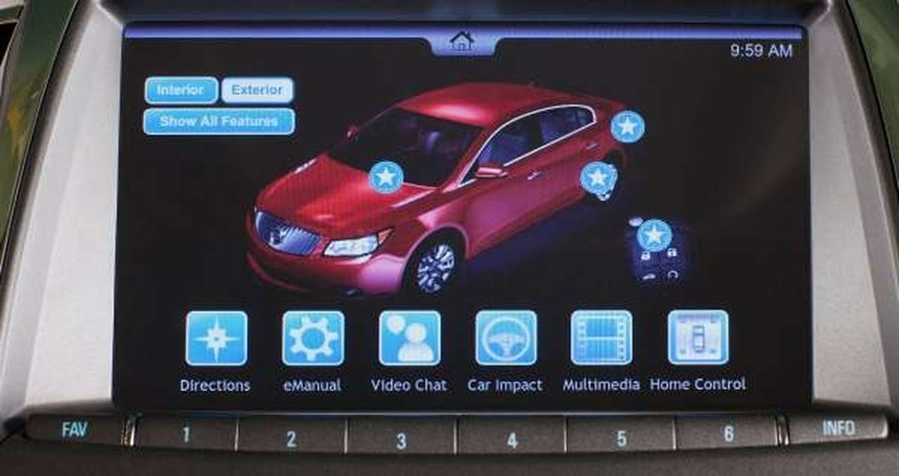 GM показал автомобильный дисплей будущего