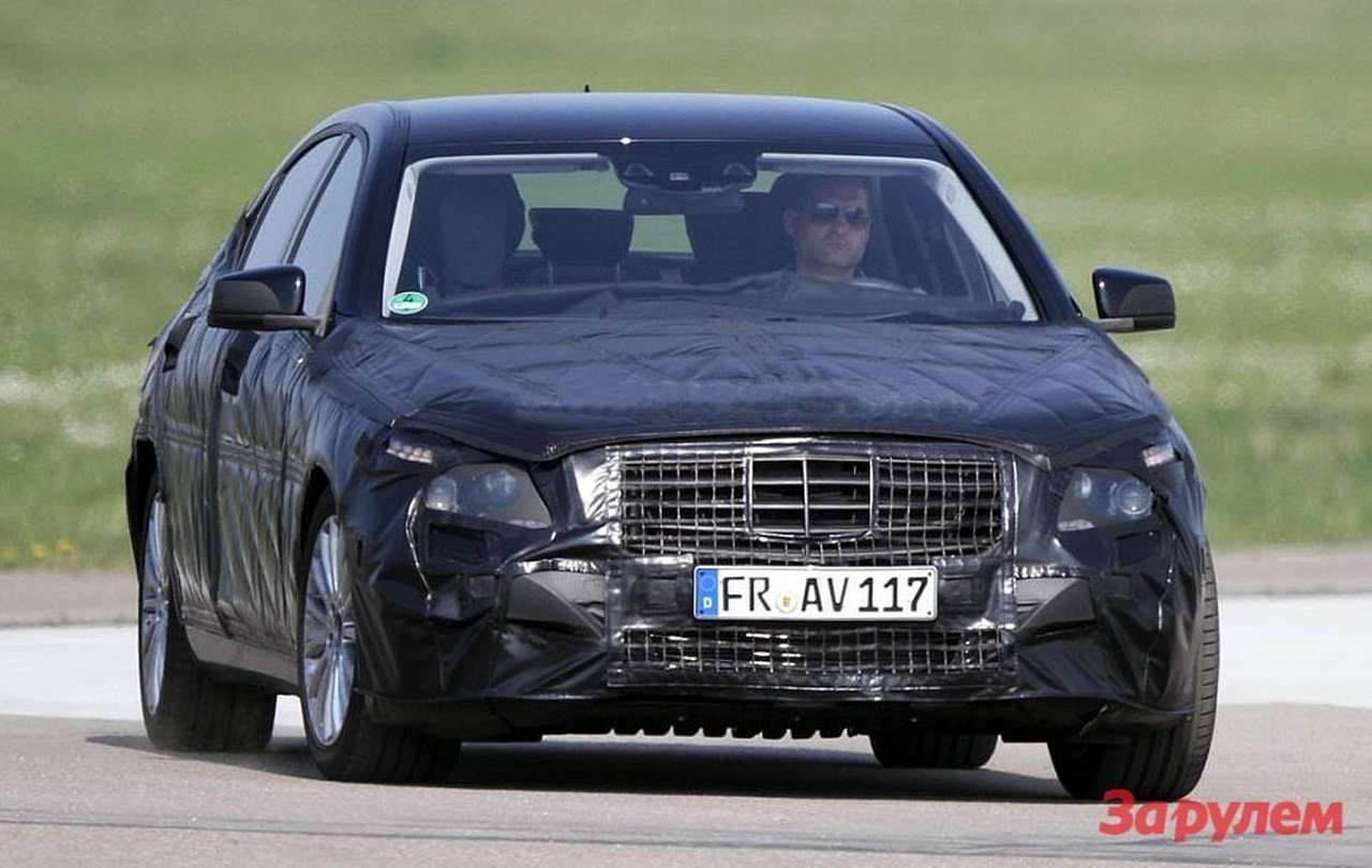 Новый Mercedes S-Класса проходит испытания