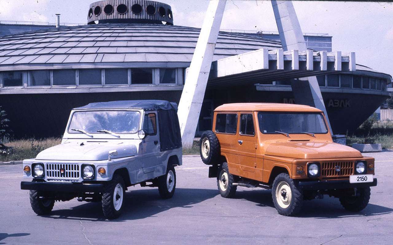 Последние версии полноприводных Москвичей.