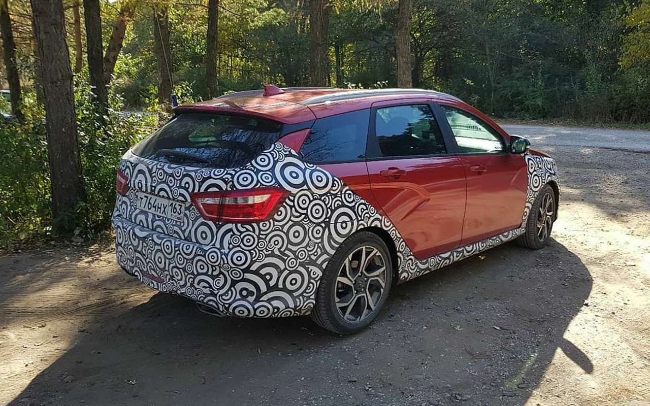 Универсал Lada Vesta SW получит спортверсию. Первые фото