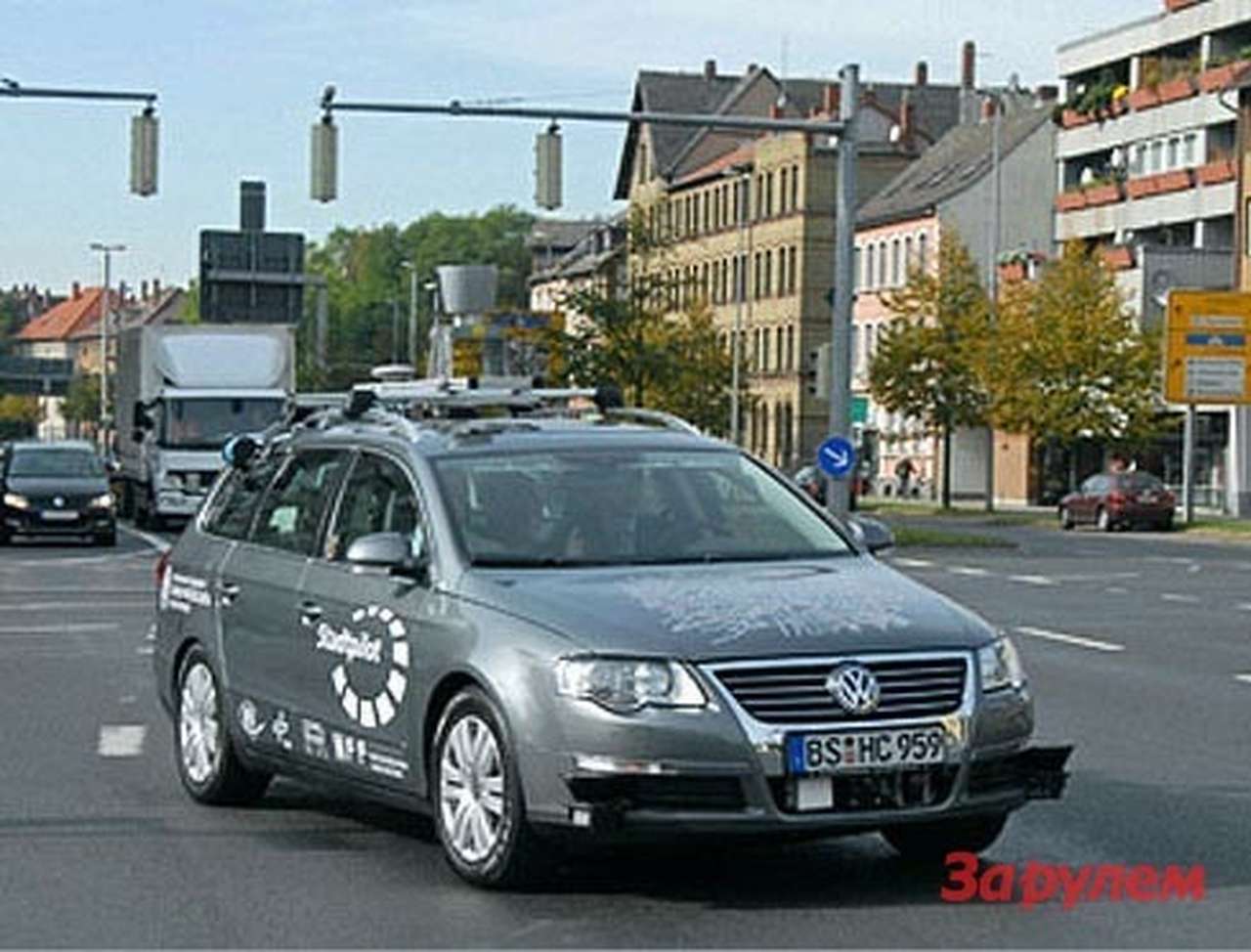 Passat без водителя испытан в Германии 