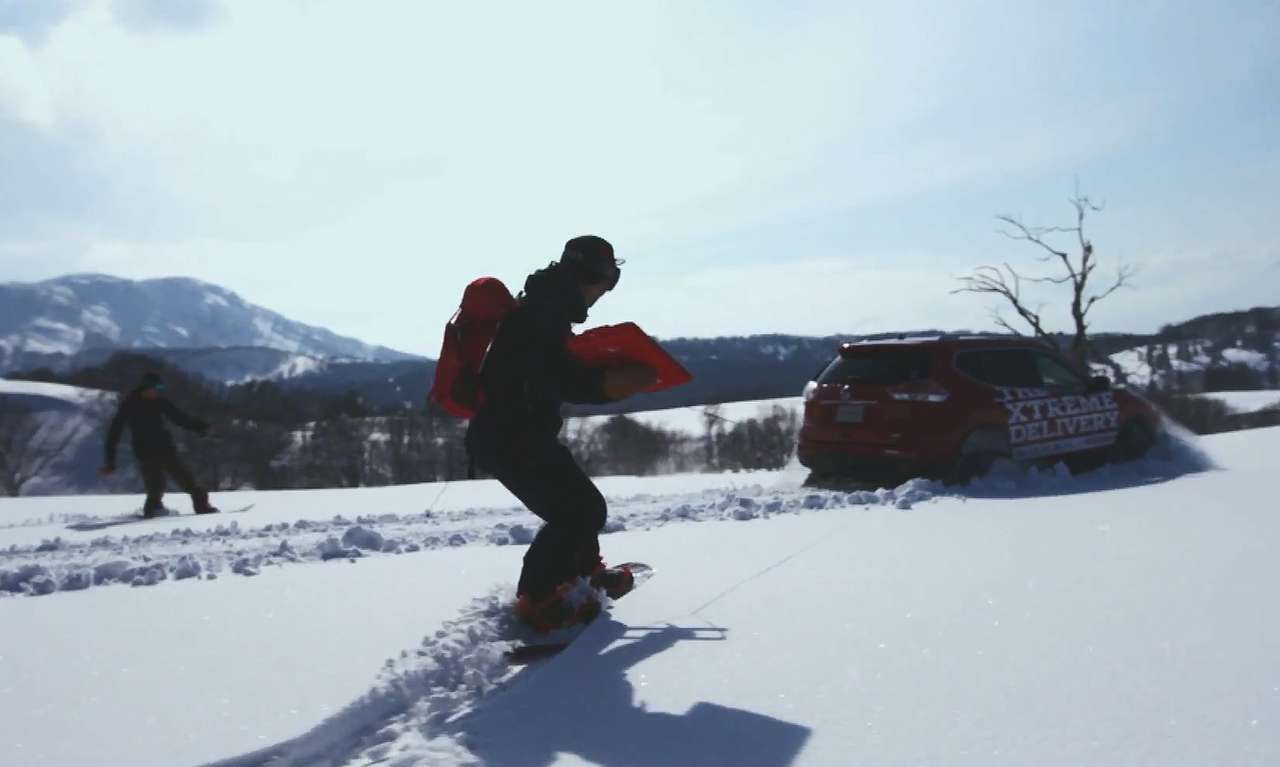 Экстремальная доставка пиццы (ВИДЕО)