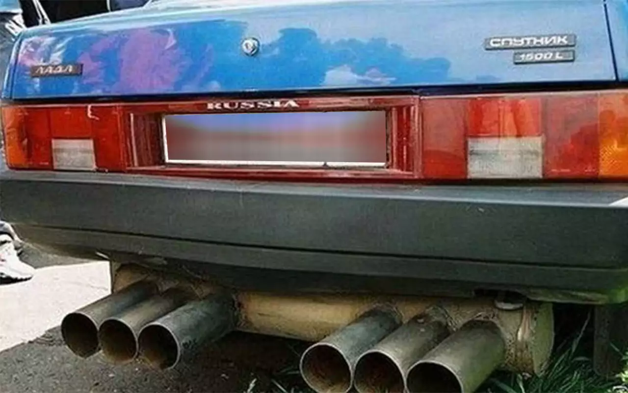 Автомобили выхлопная
