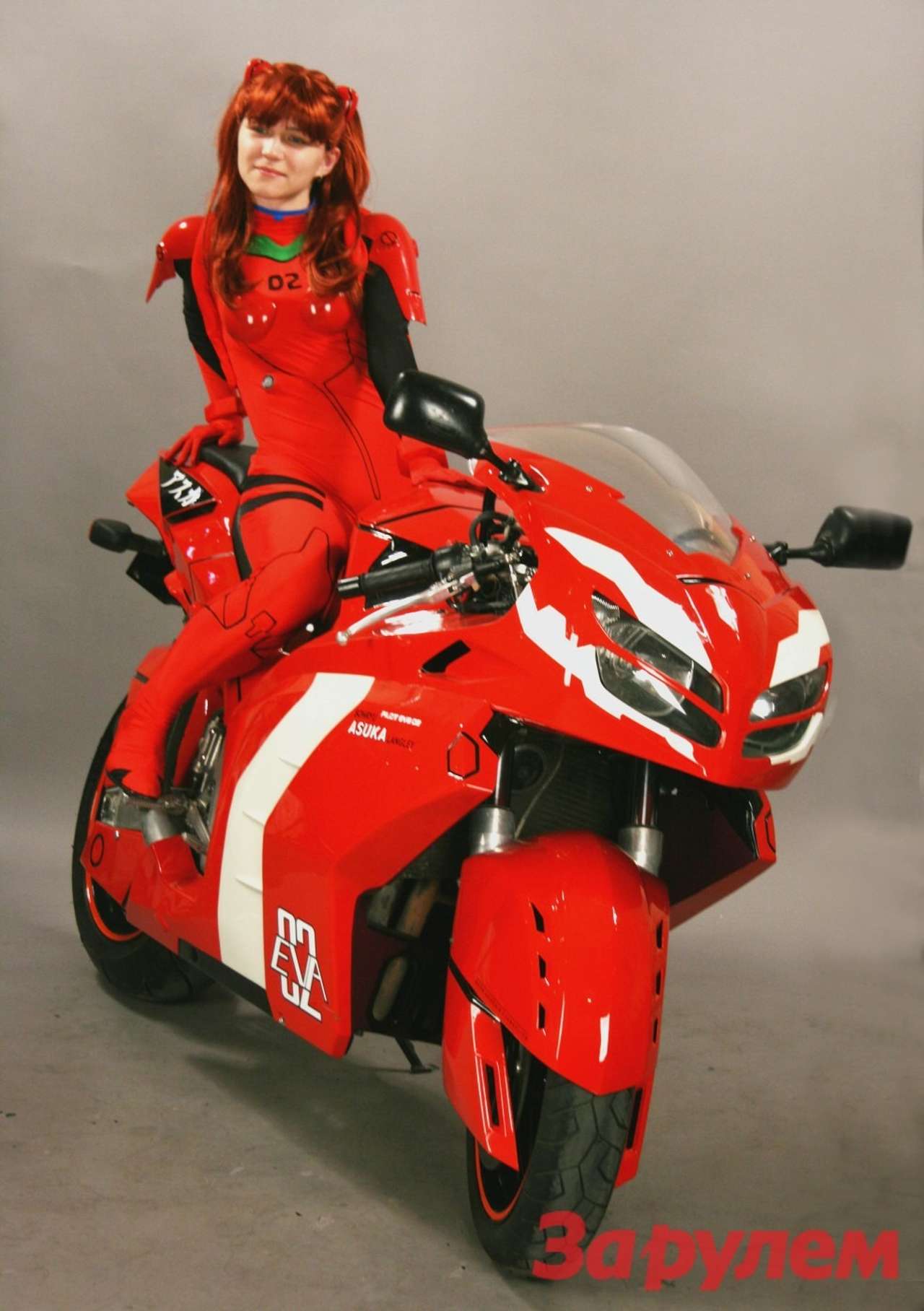 Аниме-байк EVA-02 мотостудии «Nitrinos»