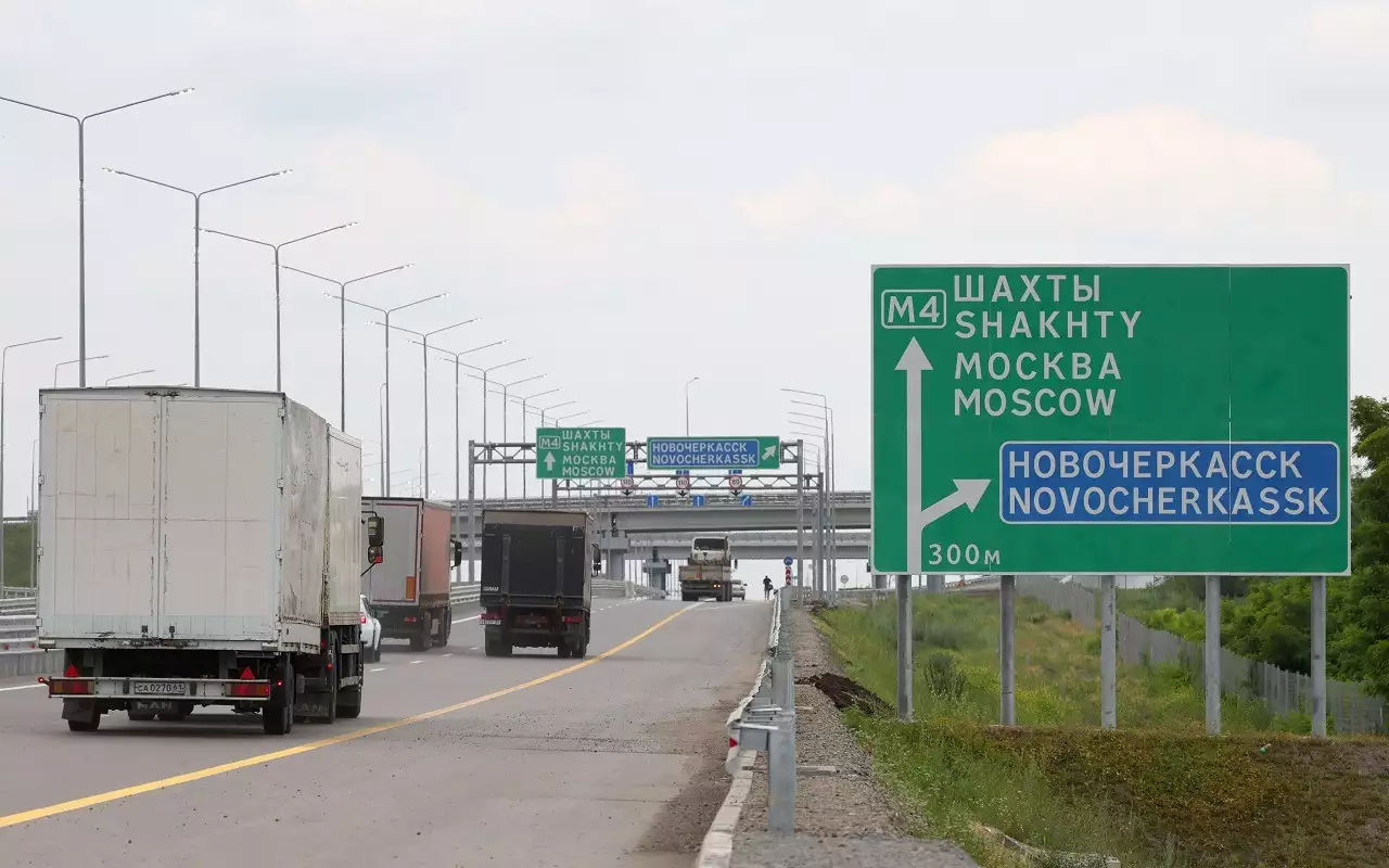 На трассе М-4 остановлены все ремонтные работы