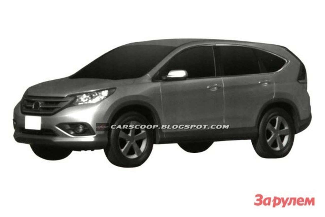 Патентное бюро рассекретило внешность новой Honda CR-V