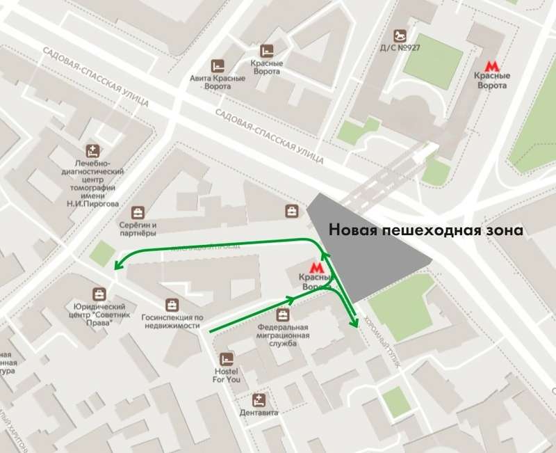 Московские ворота карта