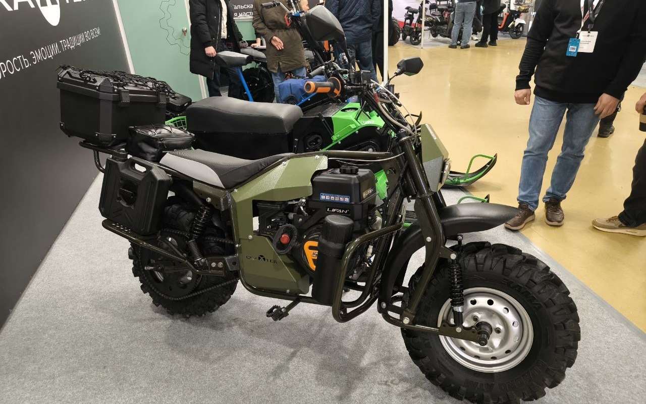 В России создали недорогой внедорожный мотоцикл