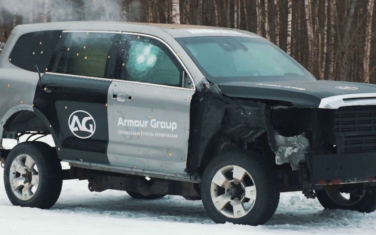 Tank 500 расстреляли и взорвали на видео