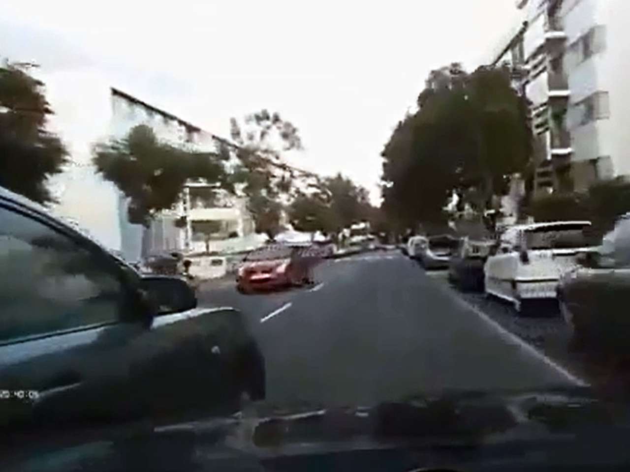 Война амбиций закончилась глупой аварией (ВИДЕО)