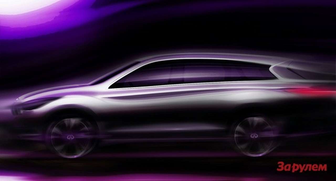 Infiniti опубликовала скетч нового кроссовера