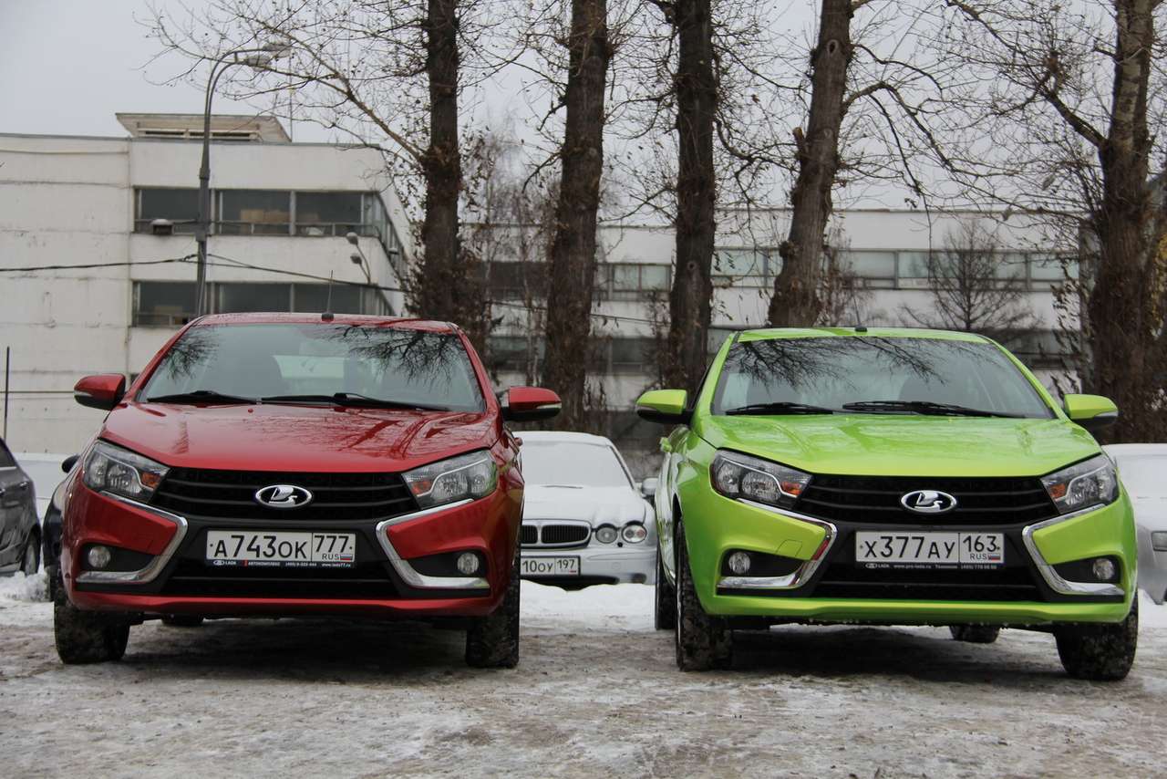 Лада Веста смотрит на Запад