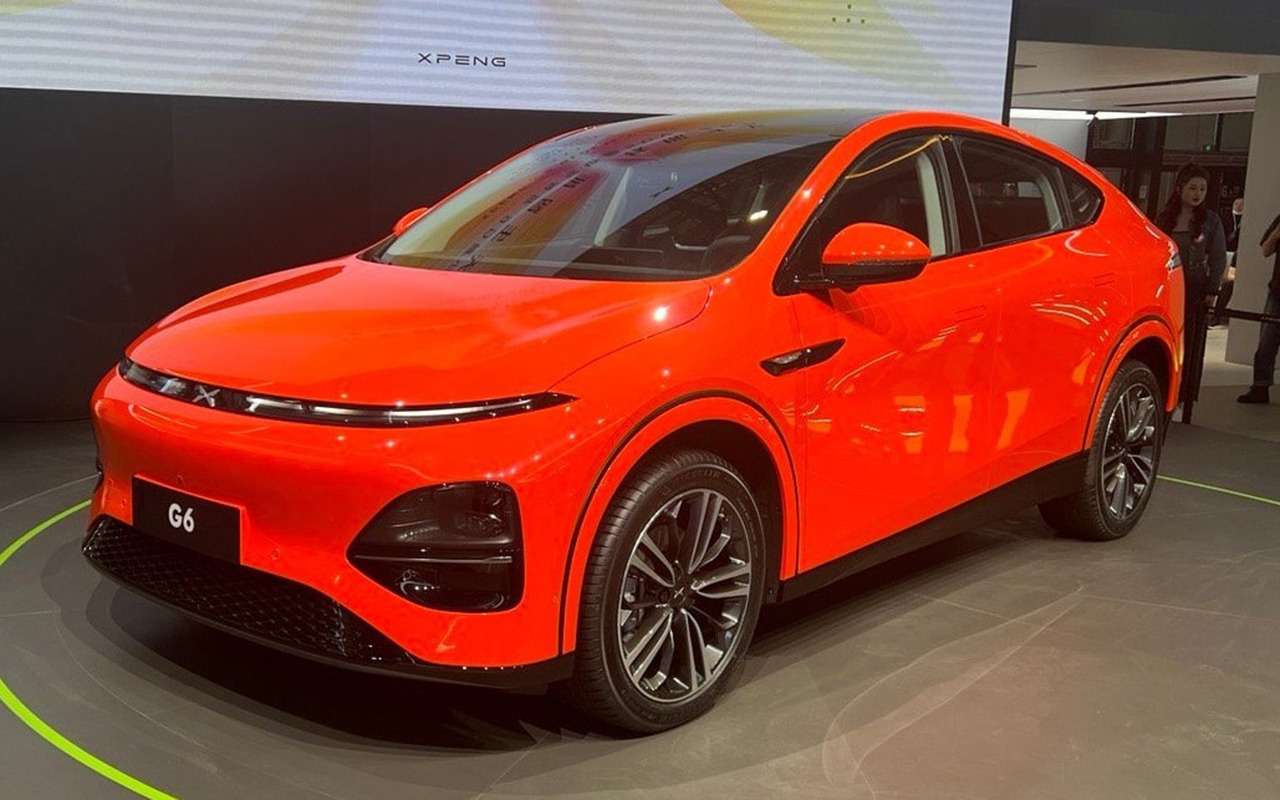 В Шанхае представили купе-внедорожник Xpeng G6 (Экспенг)