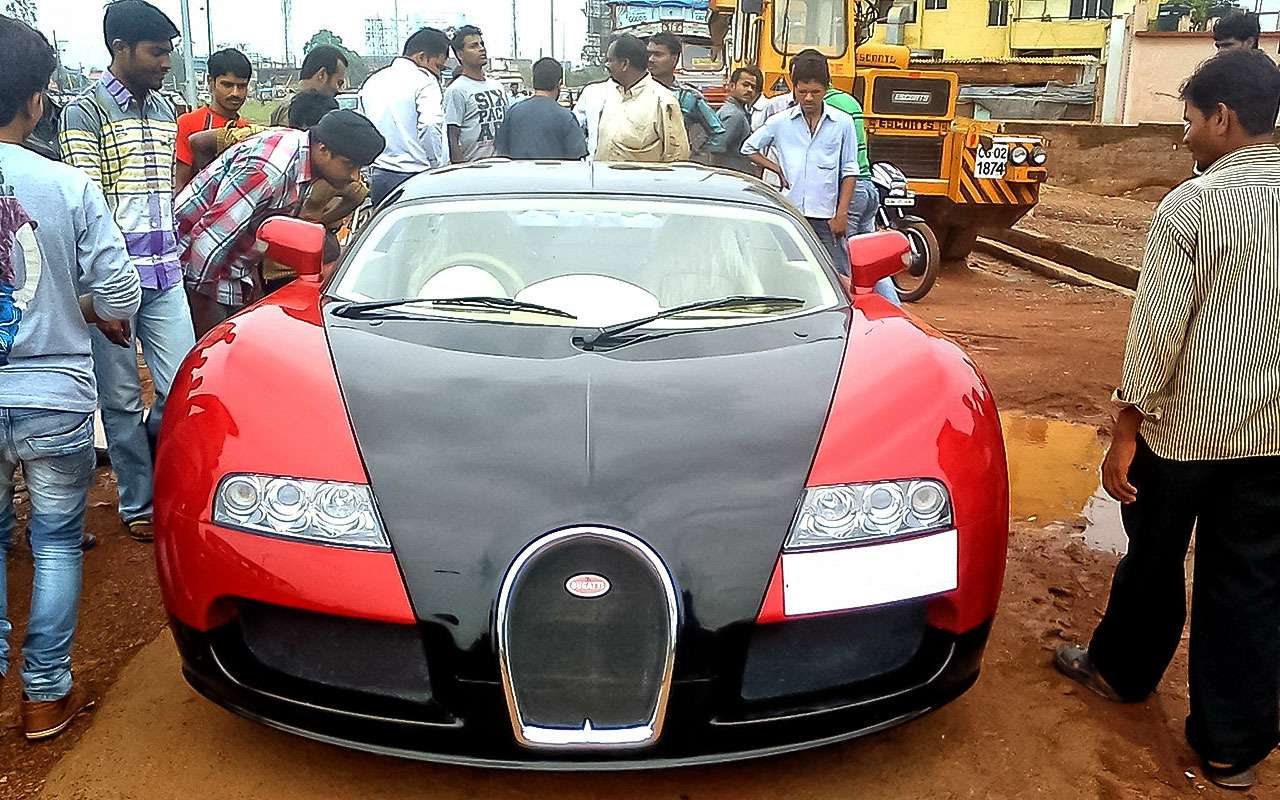 Bugatti Veyron в Индии