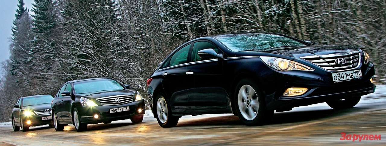 Hyundai Sonata, Toyota Camry, Nissan Teana