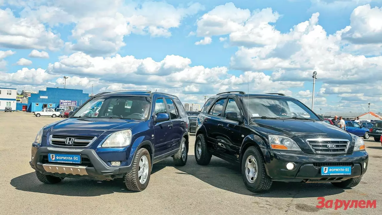«Хонда CR-V», «Киа-Соренто»: короли суши!