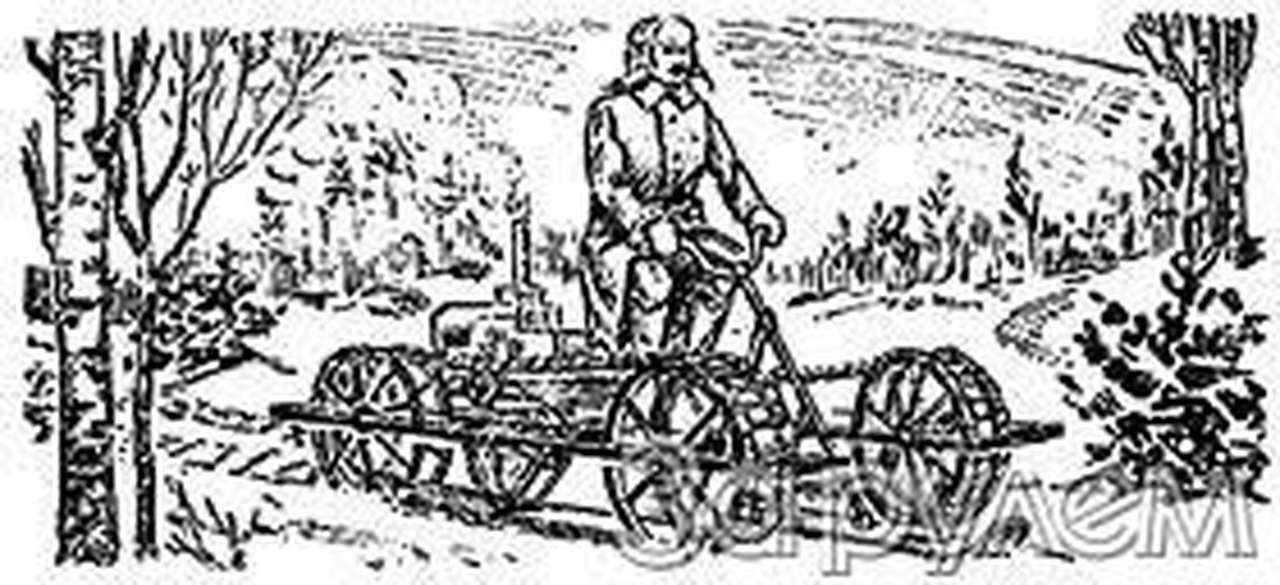 Лыжи искали мотор...