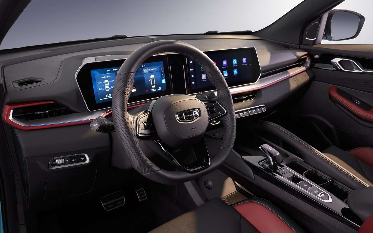Интерьер Geely Coolray