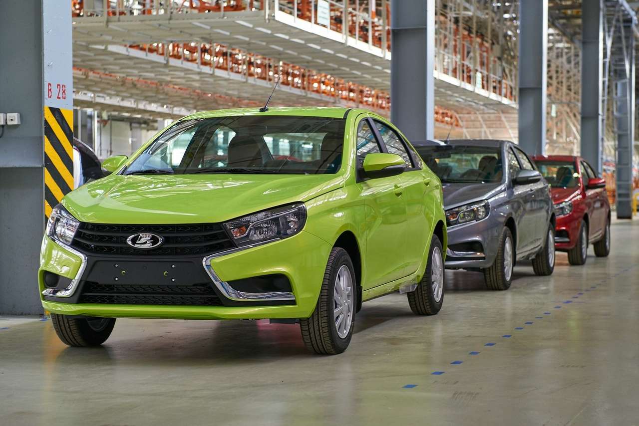 Производство Lada Vesta в Ижевске